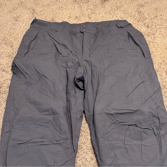 Columbia Snow Pants Mens XL Gray Lined Ski Outdoor Winter Bugaboo Omnitech Logo - Picture 3 of 15